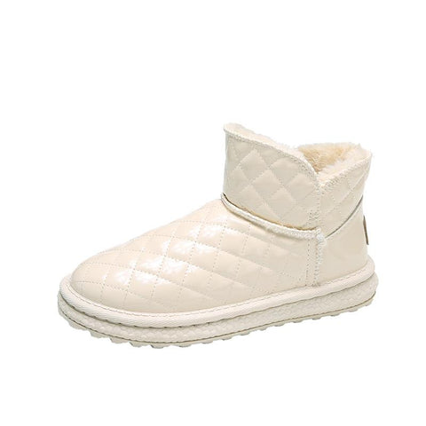 Thickened Snow Boots Students Warm Short Tube Cotton-BS01037-Veeddydropshipping