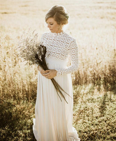 Long Maternity Shoot Dress Pleated Pregnancy Photography Dresses Split Side-TB00585-Veeddydropshipping