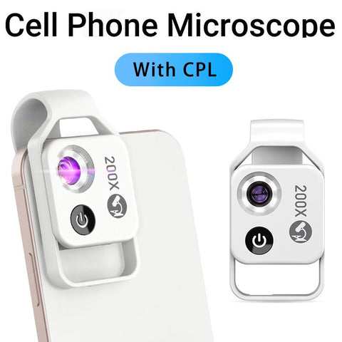 200X Mobile Magnification Microscope Lens Mini Mobile Phone Camera Video Micro Lens-PA00663-Veeddydropshipping