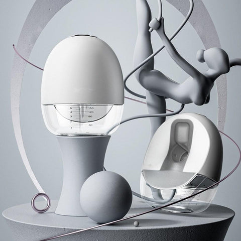 Wearable Breast Pump Silent Hands Free  LED Automatic Electric Milker Portable-TB00669-Veeddydropshipping