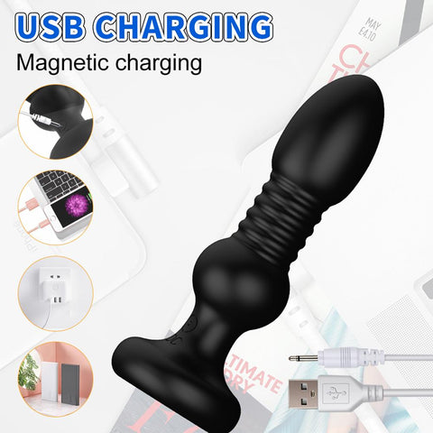 Telescopic Anal Vibrators Sex Toys for Men Wireless Prostate Massager Male Butt -BH01243-Veeddydropshipping