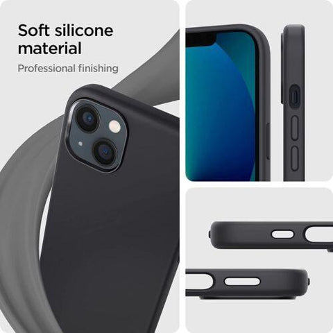 Case For iPhone Black  XR 14 13 12 11 Pro Max XS X  Shockproof Silicone Cover-PA00101+Veeddydropshipping