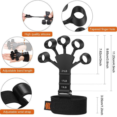 Finger Exerciser 6 Resistant Levels Recovery Physical Tools-OS01498-Veeddydropshipping