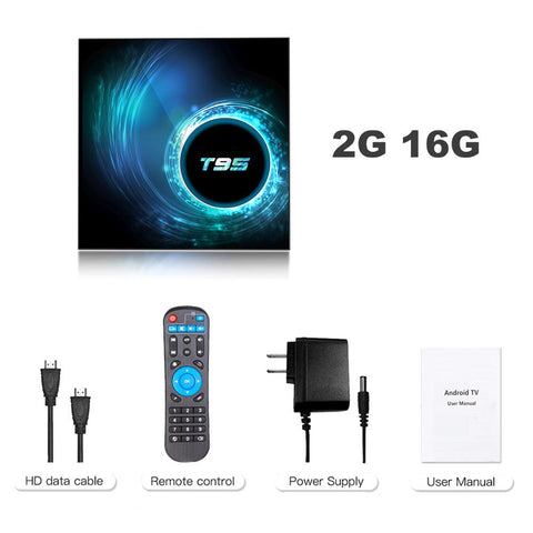 T95 TV Box Android 10.0 Allwinner H616 2G/4G RAM 16G 32G 64G 4k Quad Core -CE01028-Veeddydropshipping