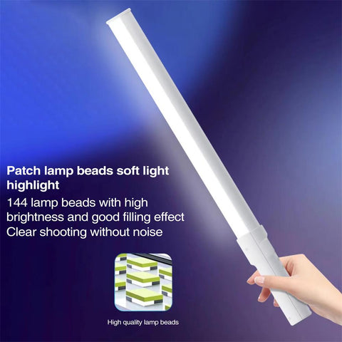 Handheld RGB Colorful Video Stick Light 50CM LED Light Wand CRI -CE00457-Veeddydropshipping