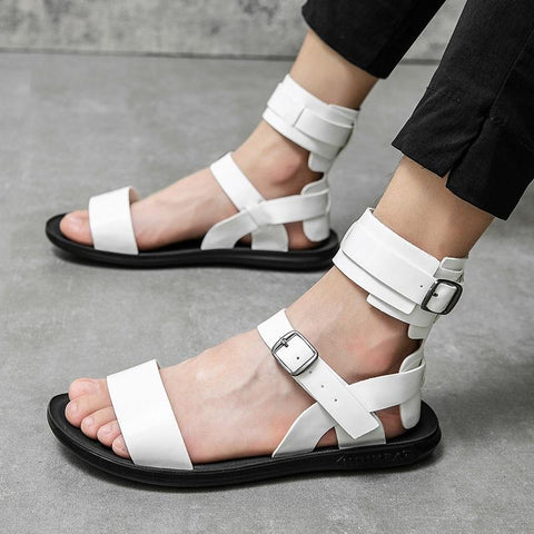 Leather Casual Shoes Breathable Beach Sandals Outdoor-BS01489-Veeddydropshipping