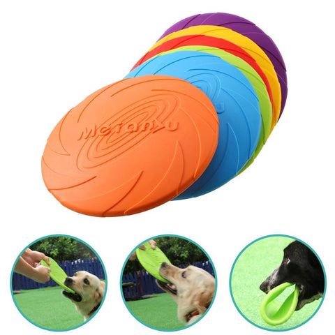 Pet Dog Silicone Game Toy Flying Discs-HA01486-Veeddydropshipping