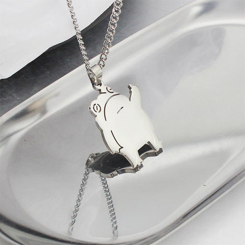 Steel Pendant Necklace For Women Men Cute Korean Fashion -JW01193-Veeddydropshipping
