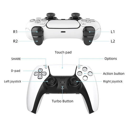 Wireless Joystick Bluetooth Ps4 Controller Gamepad 6-Axis Game Mando Joypad-CE01312-Veeddydropshipping