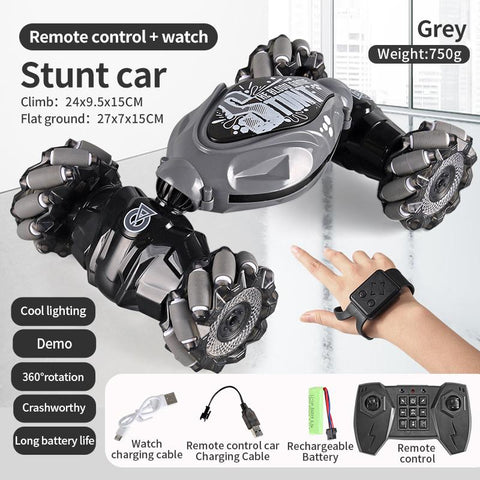 RC Car 4x4 Remote Control Cart Stunt Gesture Sensing 1/12 RC Drift Car With LED-TB01440-Veeddydropshipping
