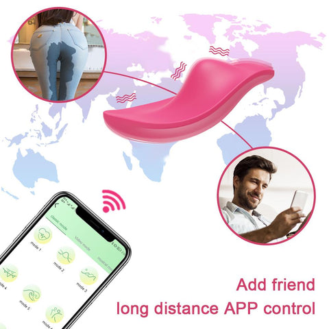 Bluetooth APP Vibrator Female Wireless Remote Control Wearable  Vibrating Egg -BH01285-Veeddydropshipping