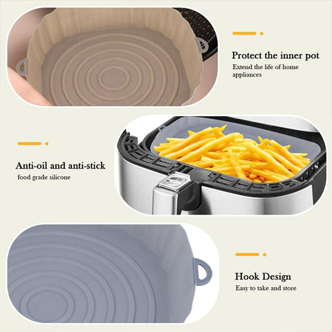 Air Fryers Oven Baking Tray Fried Chicken Basket Mat-HA01167-Veeddydropshipping