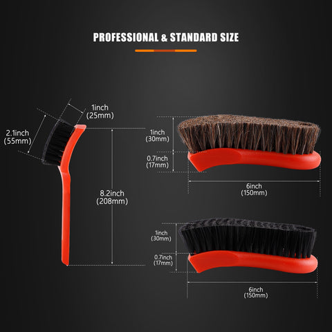 SPTA 3Pcs Car Detailing Brush Kit Car Interior Brush Auto Tire Rim-AM00497-Veeddydropshipping