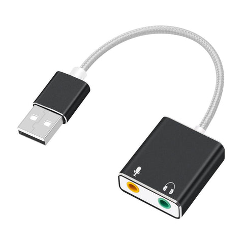 External USB Sound Card Jack  Audio Adapter Earphone-CO00156-Veeddydropshipping