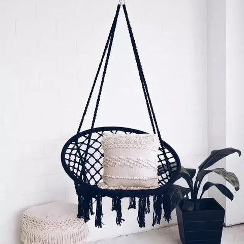 Nordic Hanging Basket Chair Swing Hammock-HA01640-Veeddydropshipping