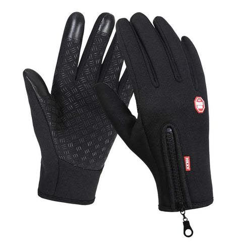 Winter Warm Fleece Full Finger Gloves Outdoor Sports Cycling Running Motorcycle -OS01214-Veeddydropshipping