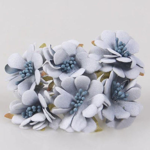 Artificial Velvet Cherry Blossom Flower-HA00776-Veeddydropshipping
