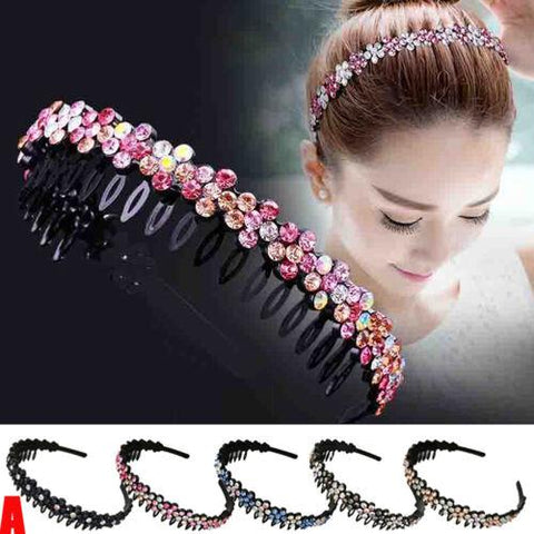 Non-Slip Headband Women Hair Band Hoop-WF01090-Veeddydropshipping