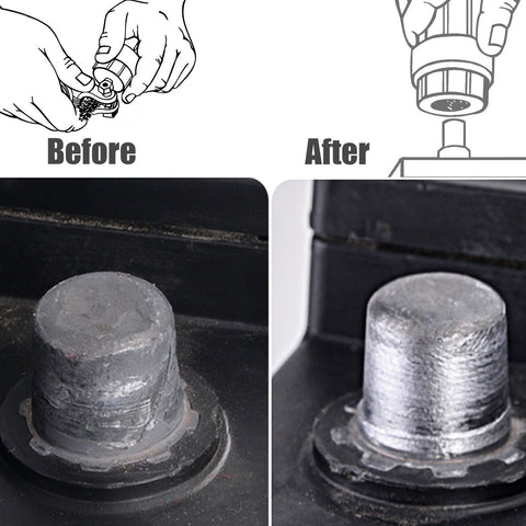 2 In 1 Battery Terminal Brush for Side &amp; Top Car Battery-AM00495-Veeddydropshipping