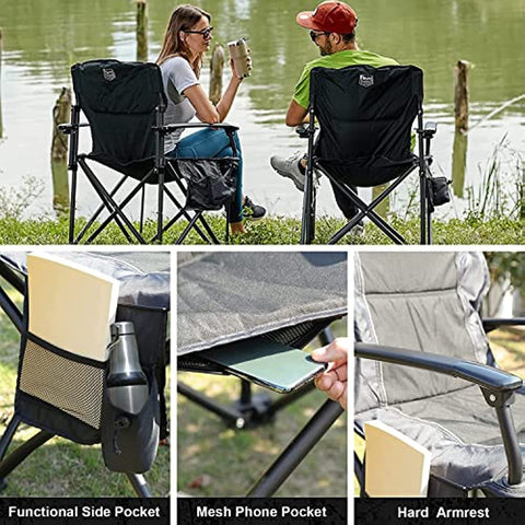 Folding Camping Chair Padded Cup Holder-HA01641-Veeddydropshipping