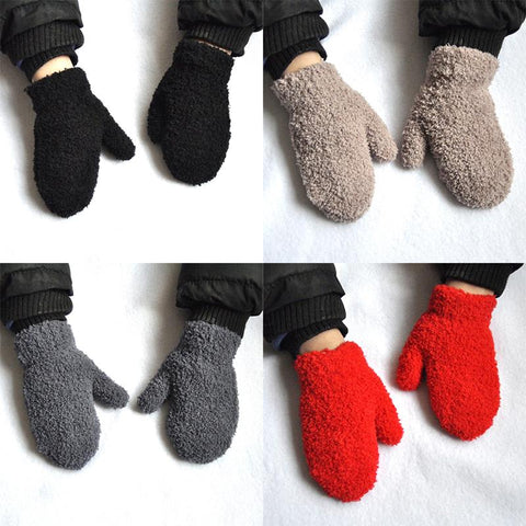 Full Finger Gloves For 1-4Y Kids Gloves Winter Plus Velvet Mittens Children-OS01087-Veeddydropshipping