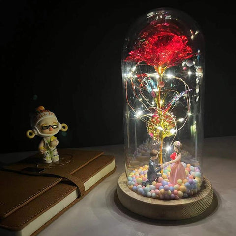 Enchanted Eternal Foil Flower With Fairy-HA00657-Veeddydropshipping