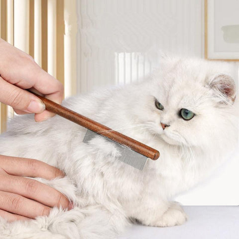 Cat Comb Stainless Steel Pet Hair Remover-HA01991-Veeddydropshipping