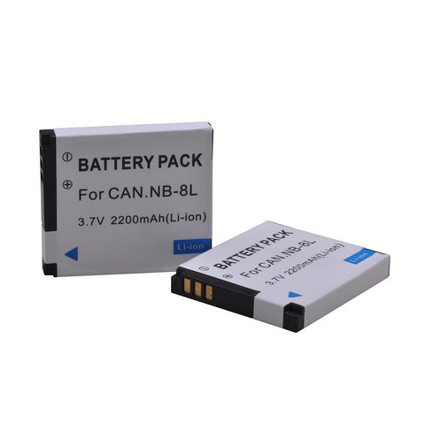 2200mAh NB-8L NB8L 8L Li-ion Battery For Canon PowerShot A3300 A3200 A3100 A3000 -CE00276-Veeddydropshipping
