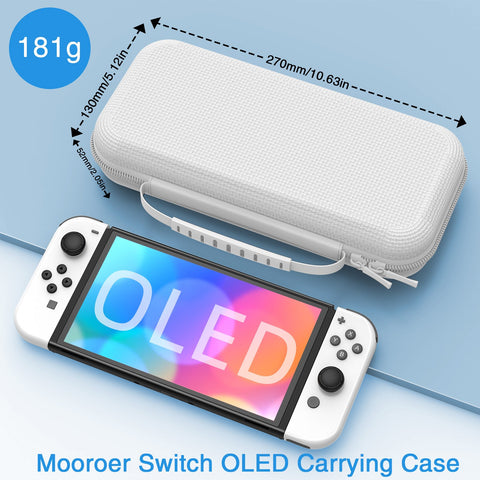 Mooroer Portable Case Nintend Switch OLED Waterproof Hard Protective Storage Bag -CE01331-Veeddydropshipping