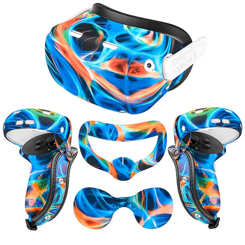 Halloween Christmas Decorations For Oculus Quest 2 Case Controller Handle -CE01162-Veeddydropshipping