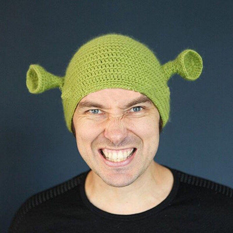 Winter Knitted Hats Green Party Funny Beanie Skullies-Veeddydropshipping