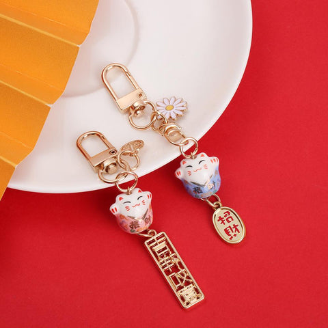 Bag Pendant Decoration Accessory Cartoon Fortune Cat-BS00761-Veeddydropshipping