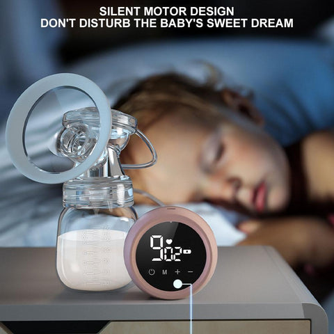 2 Colors Split Lcd Bilateral Electric Milk Feeding Breast Pump Automatic-TB00656-Veeddydropshipping