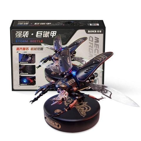Robotime Rokr The Storm Beetle DIY Moveable Mechanic Organism 3D Puzzle-TB01465-Veeddydropshipping