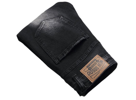 Jeans Holes Jeans Italian Style Stretch Denim Pants High-MF00549-Veeddydropshipping