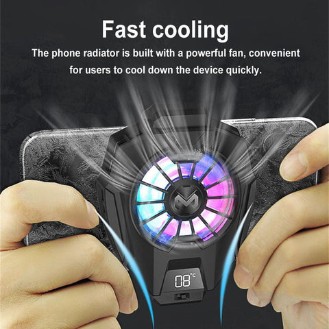 Mobile Phone Cooler Portable Cellphone Cooling Fan Cool Case Removable High Speed-PA00677-Veeddydropshipping