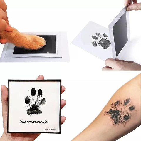 Newborn Baby DIY Handprint Footprint Kit Ink Pads Photo Frame-TB00761-Veeddydropshipping