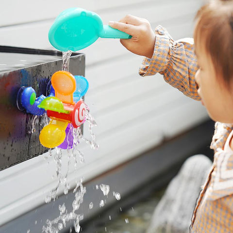 Baby Bath Toys Colorful Waterwheel Bathing Sucker Bathtub Water Spray-TB00493-Veeddydropshipping