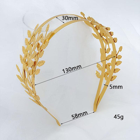4 Colors Metal Headband Bridal Tiara Crown Fashion  -JW00550-Veeddydropshipping