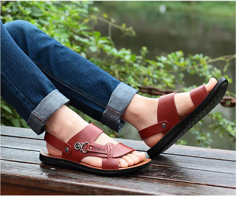 Men&#39;s Open Toe Sandals Fashion Trend Beach Shoes-BS01541-Veeddydropshipping