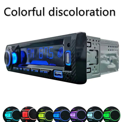 Car radio 1 DIN stereo player digital Bluetooth Car MP3 player 60wx4 FM-AM00642-Veeddydropshipping