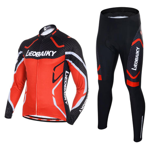 High Quality Pro Bicycle Jersey Long Sleeves Set Men Bike Clothing Mtb Cycle Wear -OS00974-Veeddydropshipping