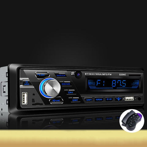 AZGIANT 12V 24V ISO Bluetooth Car Stereo FM Radio MP3 Audio Player-AM00643-Veeddydropshipping