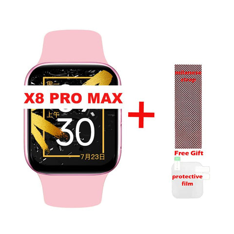 New Upgrade Version X8 Pro Max Smart Watch 1.92inch Polish Black -CE00570-Veeddydropshipping