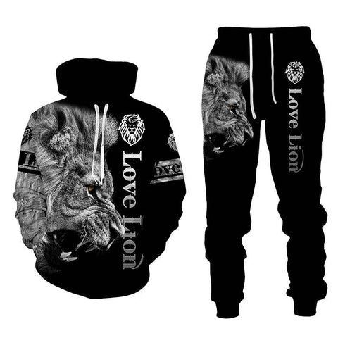 Autumn Winter 3D The Lion King Printed Long Sleeve  Clothing-TB01320-Veeddydropshipping