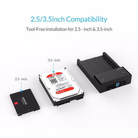 HDD Case Hard Drive Enclosure Docking Station-CO00956-Veeddydropshipping