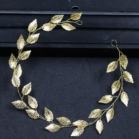 Tiaras Leaves Wedding Hair Accessories Women Hair Jewelry -JW00530-Veeddydropshipping