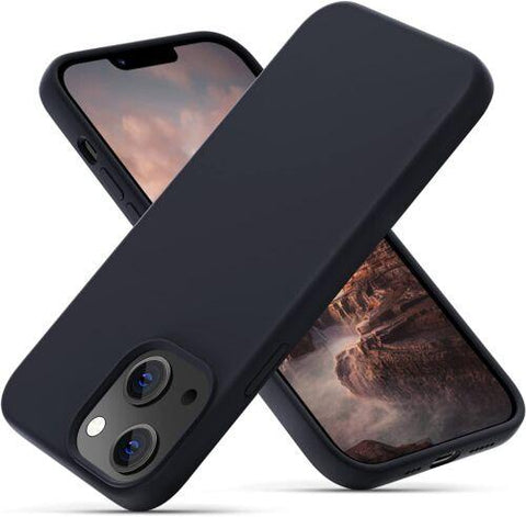 Case For iPhone Black  XR 14 13 12 11 Pro Max XS X  Shockproof Silicone Cover-PA00101+Veeddydropshipping
