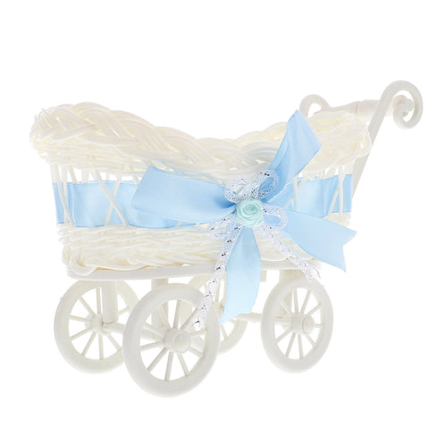 Imitation Rattan Woven Plush Dolls Trolley Candy Baskets Shopping Cart Kids-TB00396-Veeddydropshipping
