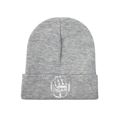 Beanies Caps Bear Knitted Winter Warm Bonnet-MF00959-Veeddydropshipping
